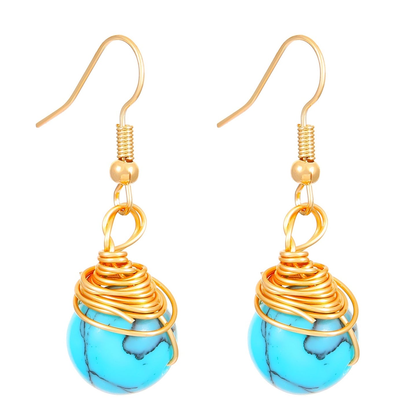 Retro Droplet Lantern Earrings