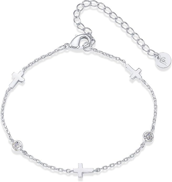 Compact Cross Charm Bracelet For A Touch Of Coastal Luxury