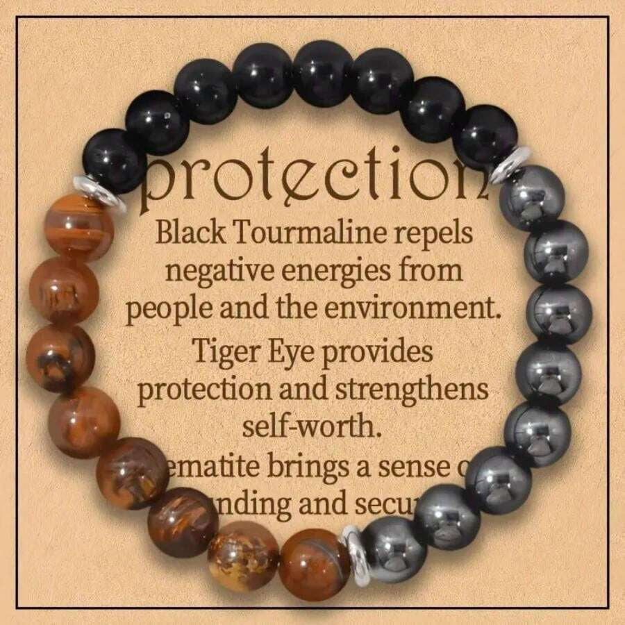 Unisex Triple Protection Materials Bracelet