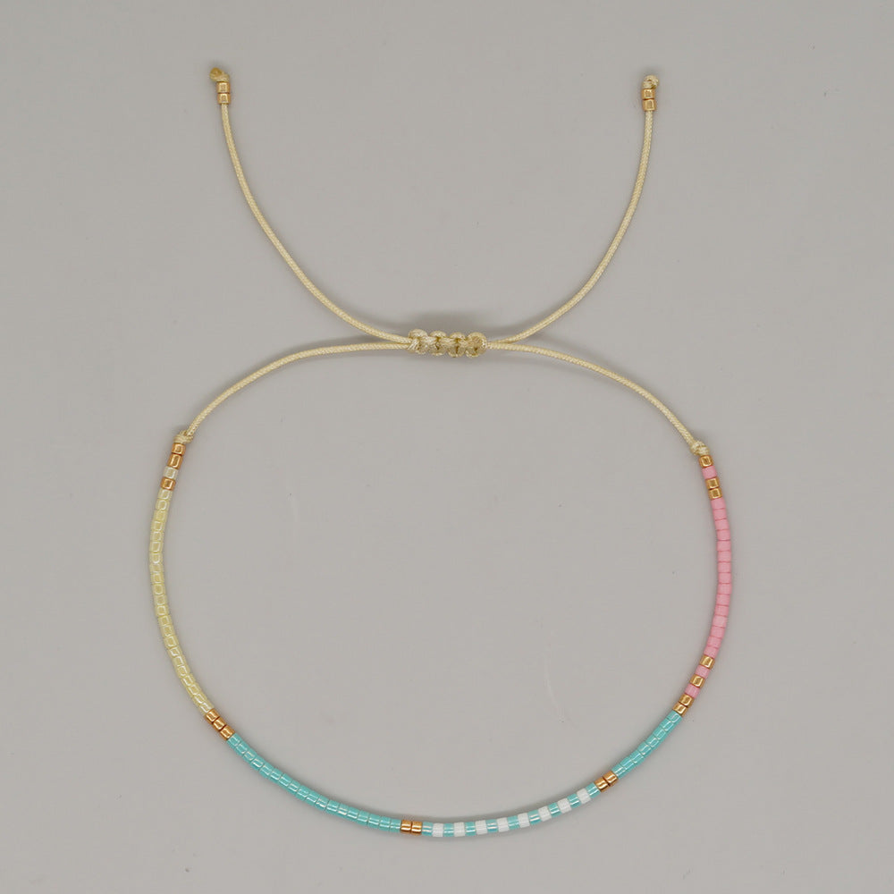 Bohemian Style Colorful Bead Bracelet For Girls